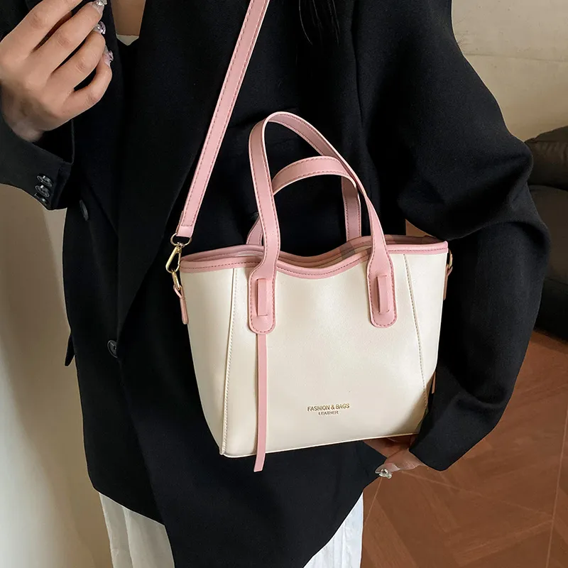 TOUTSEUL YOLO PU Handbag Women's Black/Khaki/Pink/Brown-13