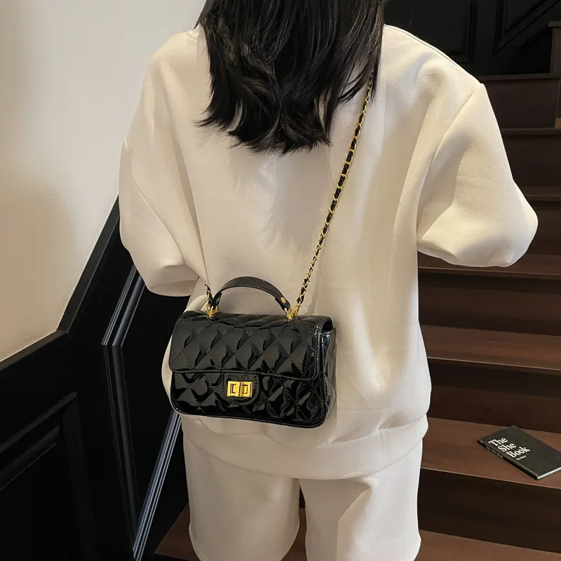 TOUTSEUL YOLO PU Handbag Women's Ecru/Yellow/Black/Burgundy/Pink-5