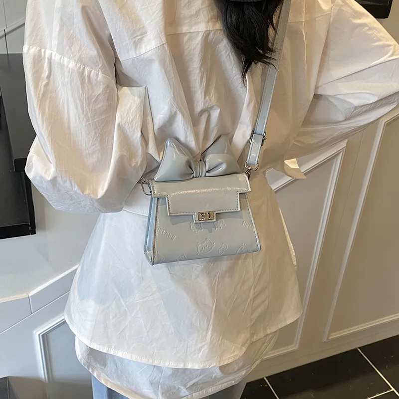 TOUTSEUL YOLO PU Shoulder Bag Women's White/Silver/Black/Pink/Blue-22