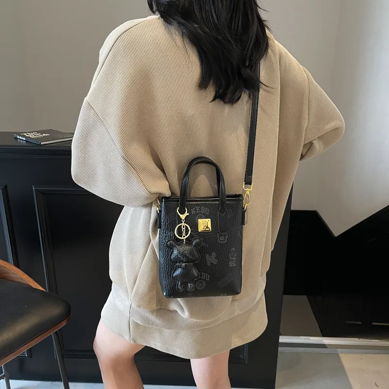 TOUTSEUL YOLO PU One Shoulder Handbag Regular Women's White/Black/Pink/Brown-10