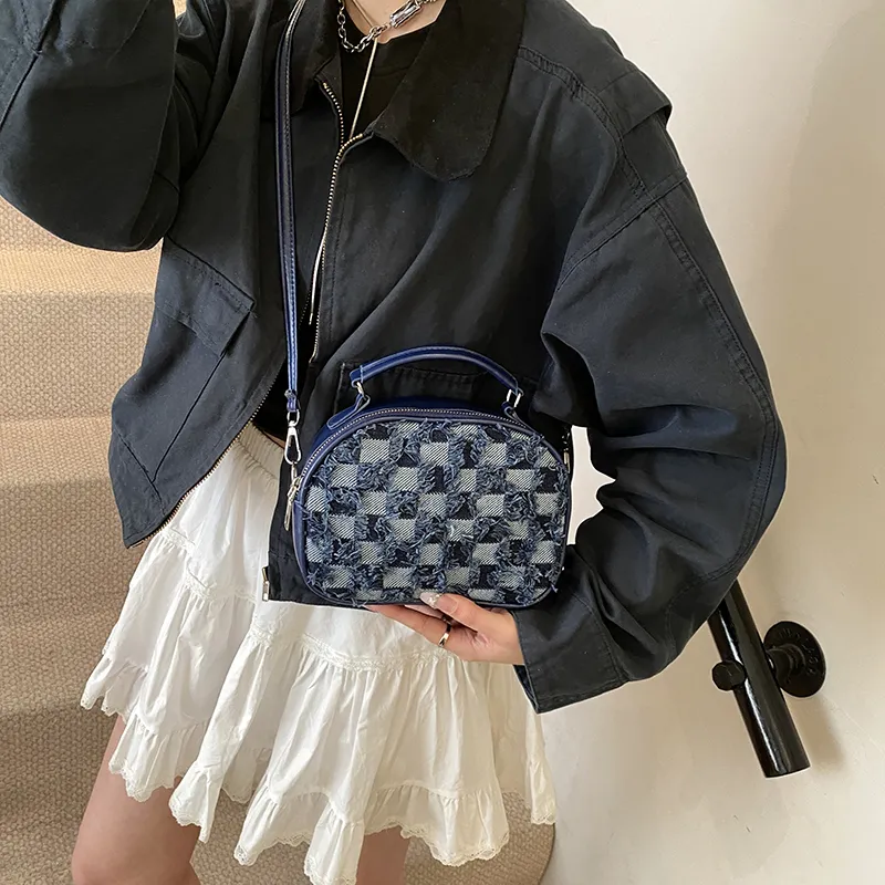 TOUTSEUL YOLO PU Handbag Women's Multicolor/Black/Light Blue/Dark Blue-20