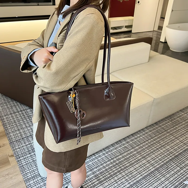 TOUTSEUL YOLO PU Shoulder Bag Women's Ancora Red/Black/Coffee/Brown/Ecru-14