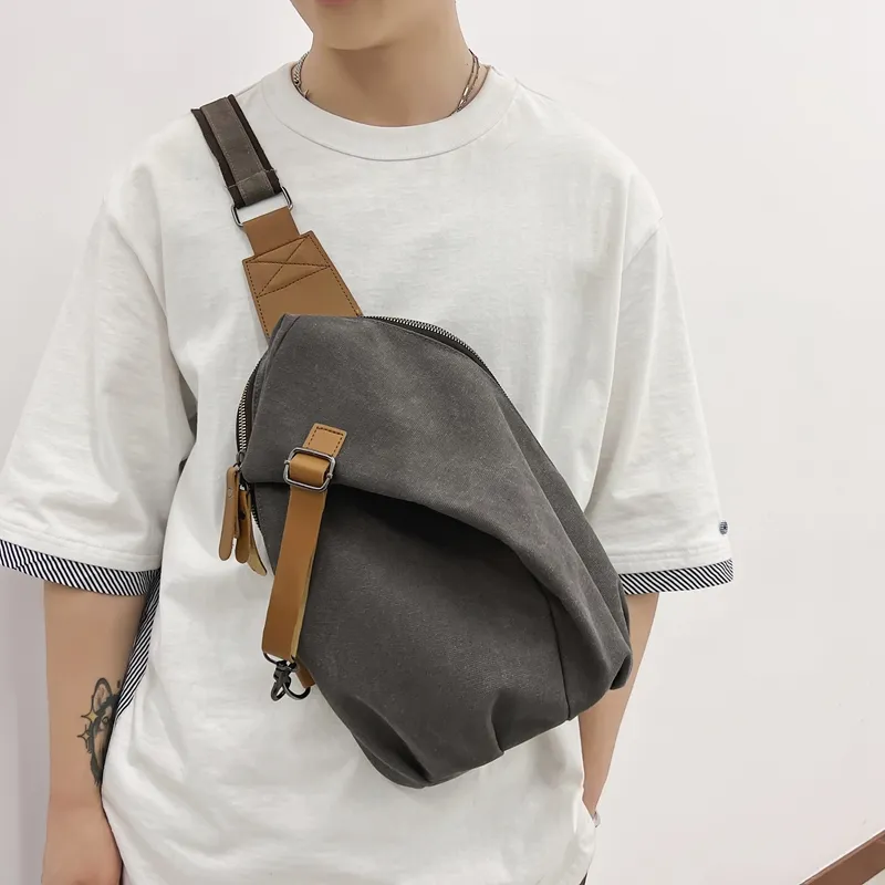TOUTSEUL YOLO Canvas Sling Bag Unisex Multicolor-7