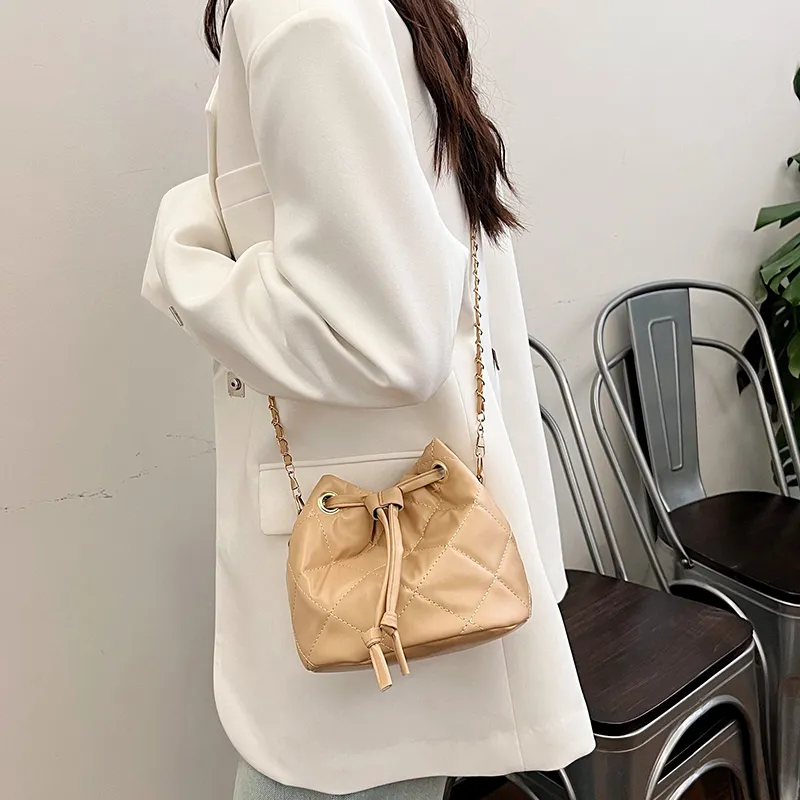 TOUTSEUL YOLO PU Crossbody Bag, Shoulder Bag Women's White/Khaki/Black/Rose Red-27