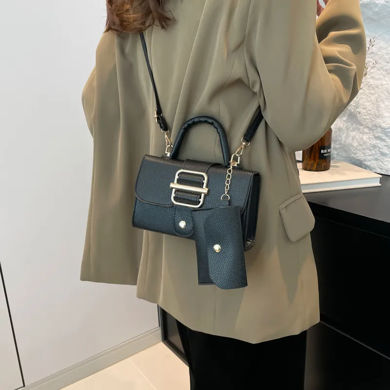 TOUTSEUL YOLO Pu One Shoulder Handbag Women's White/Black/Red/Pink/Brown-7
