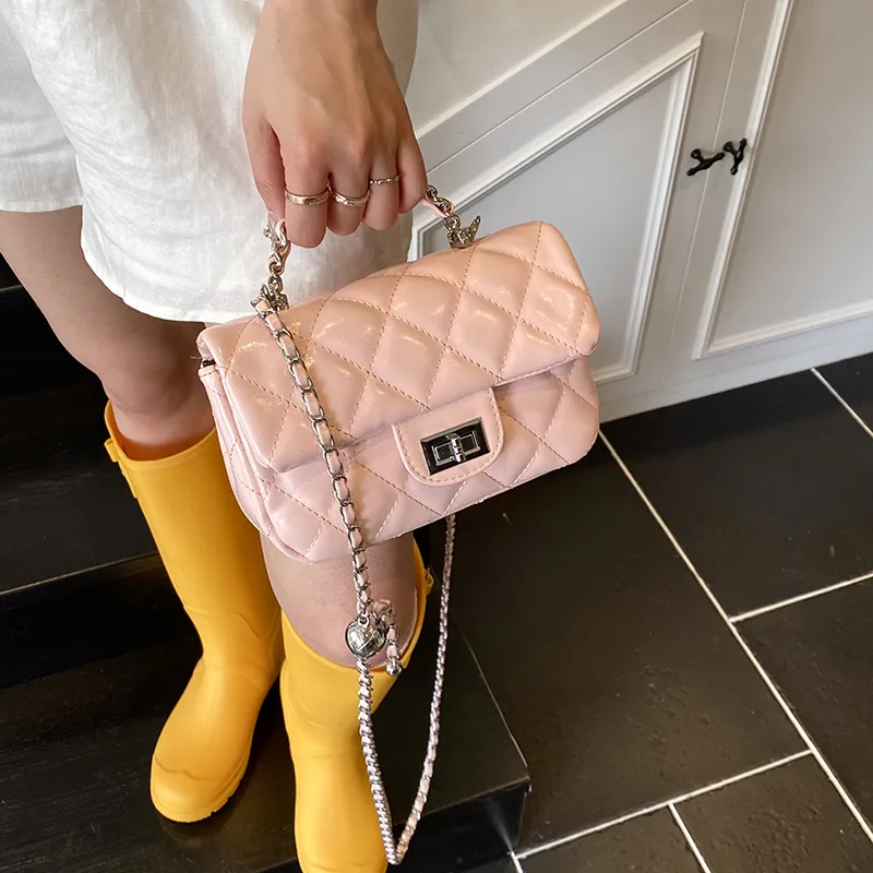 TOUTSEUL YOLO PU Handbag Regular Women's Pink/Silver/Blue/White/Black-3