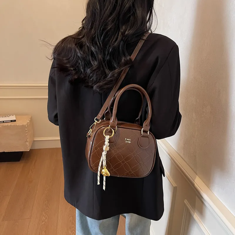 TOUTSEUL YOLO PU Shoulder Bag, Crossbody Bag, Handbag Regular Women's Ecru/Black/Pink/Brown-16