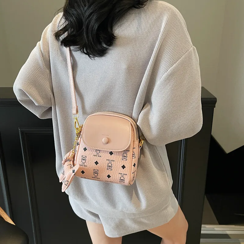 TOUTSEUL YOLO PU Crossbody Bag, Shoulder Bag Women's White/Pink/Coffee/Brown-10
