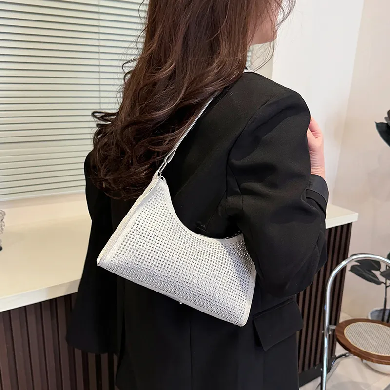 TOUTSEUL YOLO Suede Shoulder Bag Regular Women's Ecru/Black/Rose Red-1