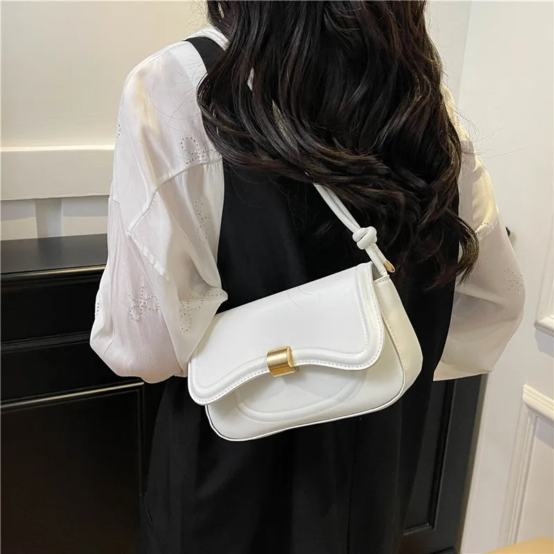 TOUTSEUL YOLO PU Shoulder Bag, Crossbody Bag Women's White/Black/Pink/Brown-2