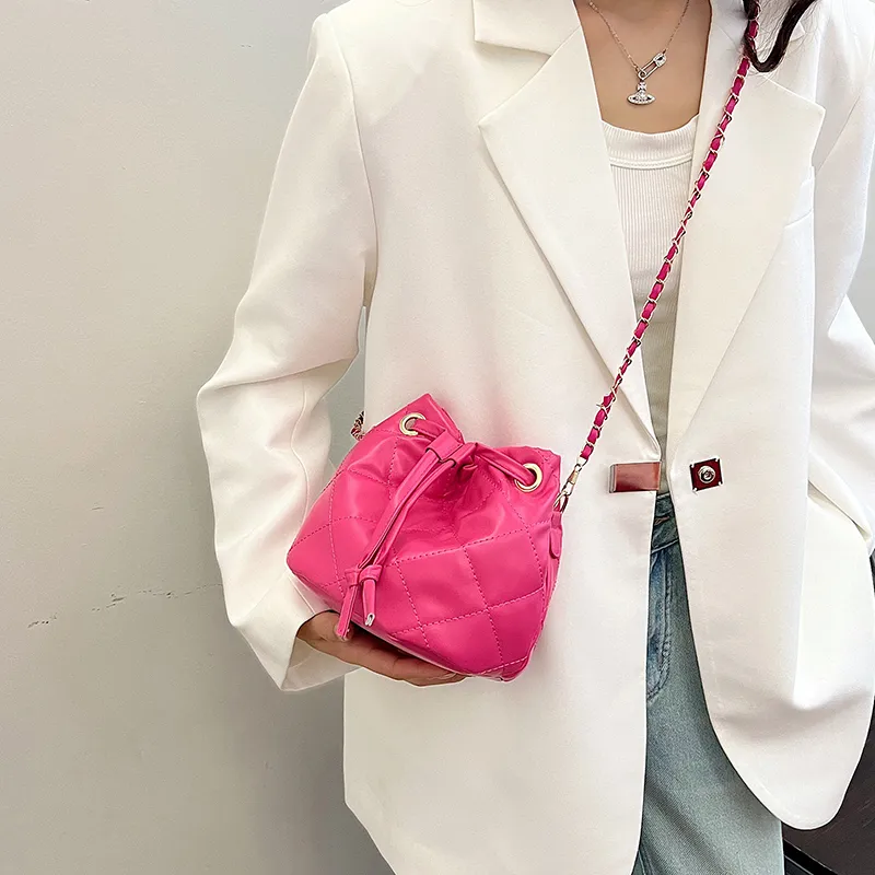 TOUTSEUL YOLO PU Crossbody Bag, Shoulder Bag Women's White/Khaki/Black/Rose Red-19