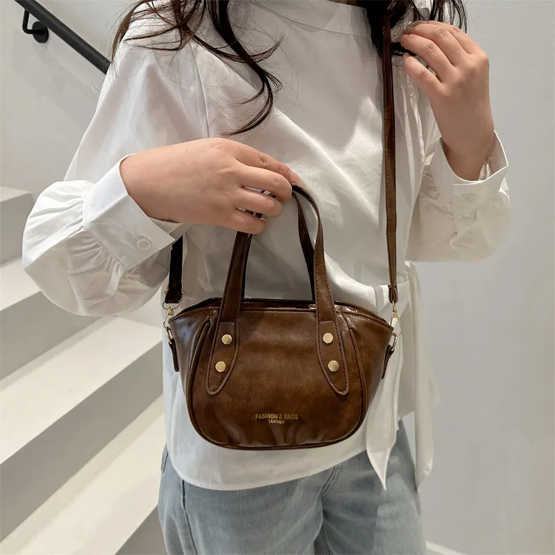 TOUTSEUL YOLO PU Handbag Women's White/Black/Pink/Brown-23