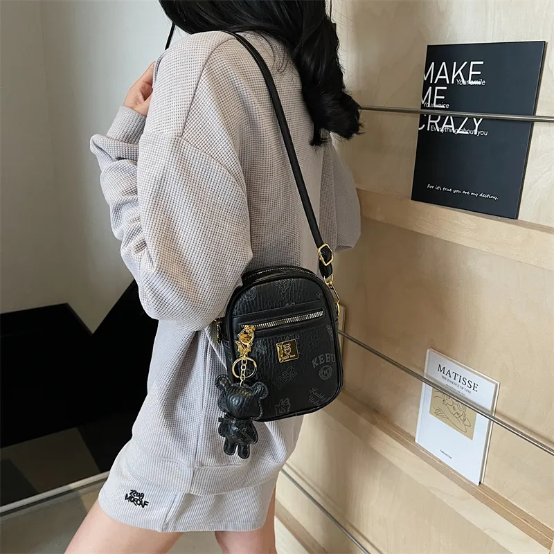 TOUTSEUL YOLO PU Crossbody Bag, Shoulder Bag Women's White/Black/Pink/Brown-8
