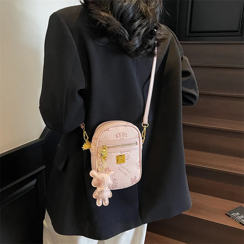 TOUTSEUL YOLO PU Crossbody Bag, Shoulder Bag Women's White/Black/Pink/Brown-15