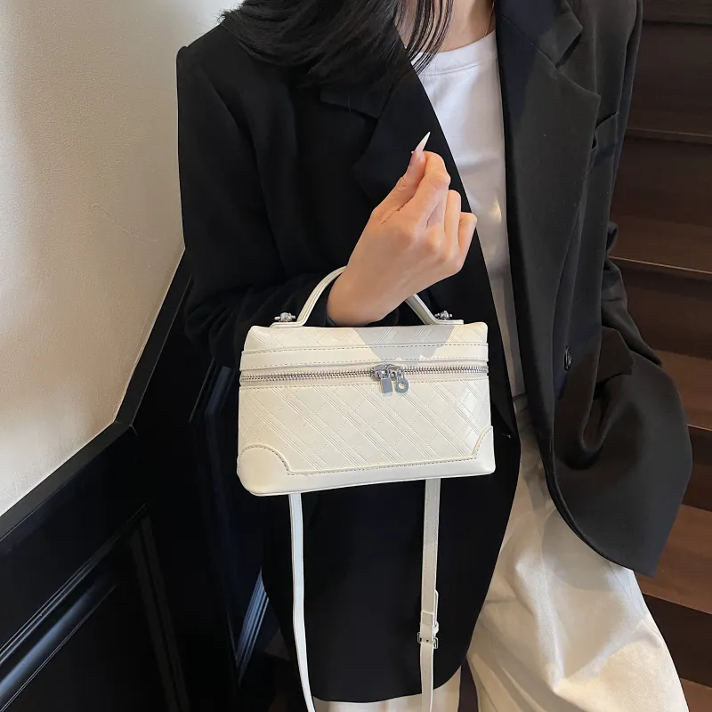 TOUTSEUL YOLO PU Shoulder Bag, Crossbody Bag, Handbag Regular Women's White/Black/Pink/Yellow/Khaki/Light Brown-1