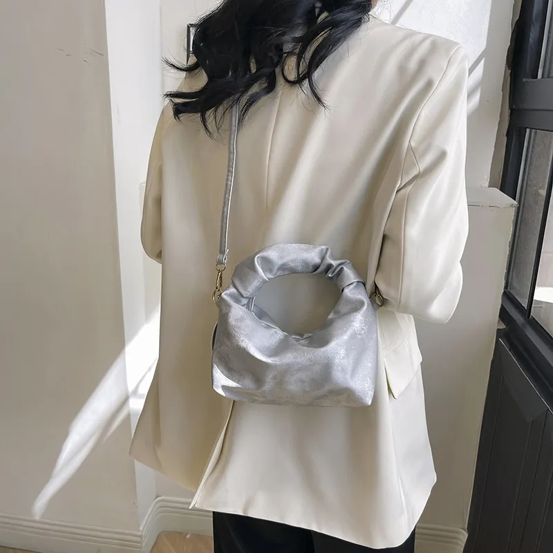 TOUTSEUL YOLO PU Shoulder Bag, Crossbody Bag, Handbag Women's White/Silver/Black/Pink-7