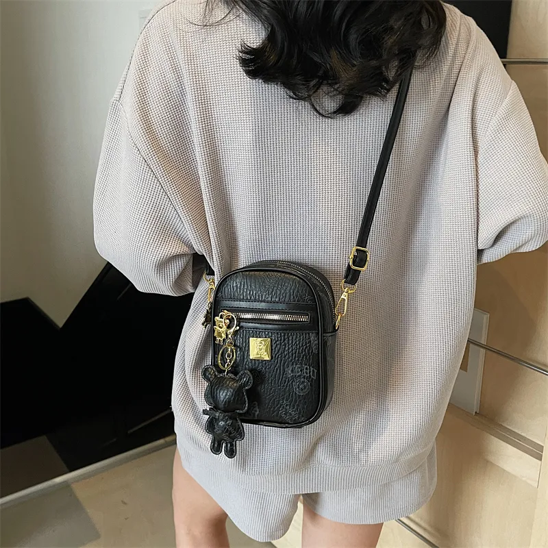 TOUTSEUL YOLO PU Crossbody Bag, Shoulder Bag Women's White/Black/Pink/Brown-9
