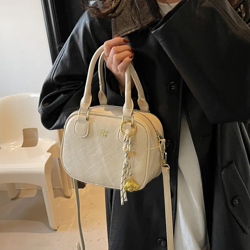 TOUTSEUL YOLO PU Shoulder Bag, Crossbody Bag, Handbag Regular Women's Ecru/Black/Pink/Brown-4