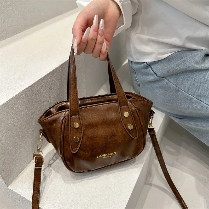 TOUTSEUL YOLO PU Handbag Women's White/Black/Pink/Brown-19