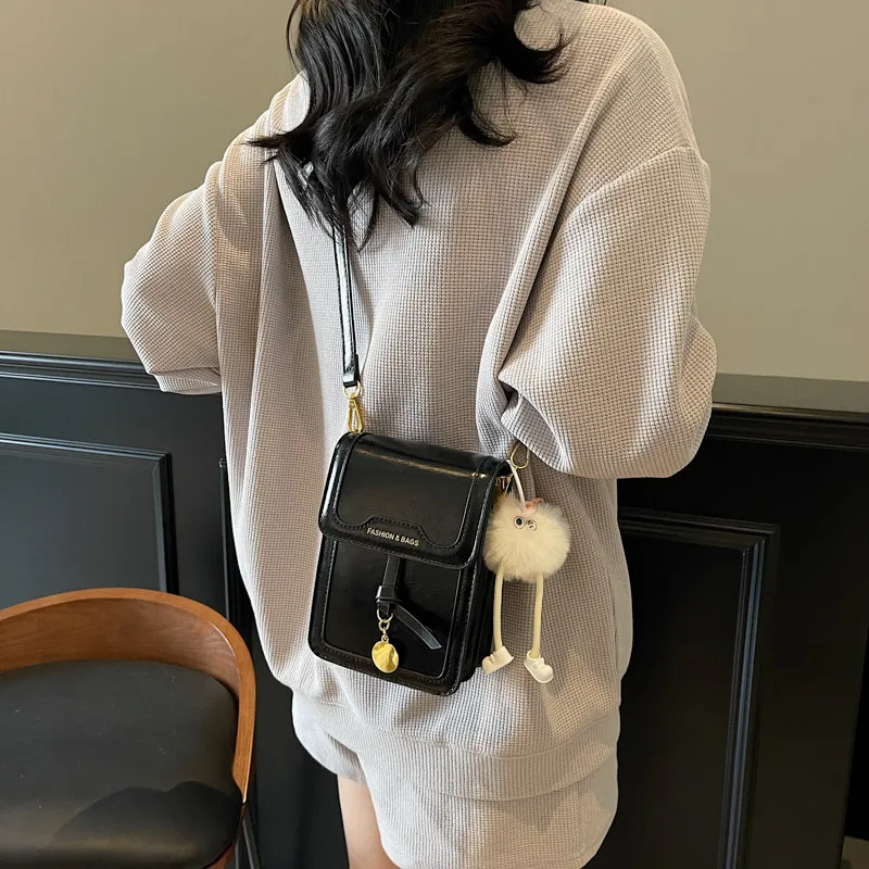 TOUTSEUL YOLO PU Cell Phone Pouch Women's White/Silver/Black/Pink-21