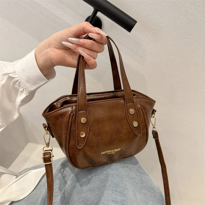 TOUTSEUL YOLO PU Handbag Women's White/Black/Pink/Brown-21