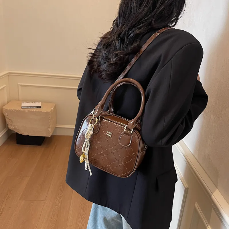 TOUTSEUL YOLO PU Shoulder Bag, Crossbody Bag, Handbag Regular Women's Ecru/Black/Pink/Brown-19