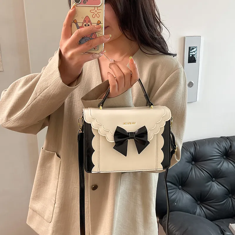 TOUTSEUL YOLO PU Handbag Women's Pink/Black/Light Blue/Yellow-9