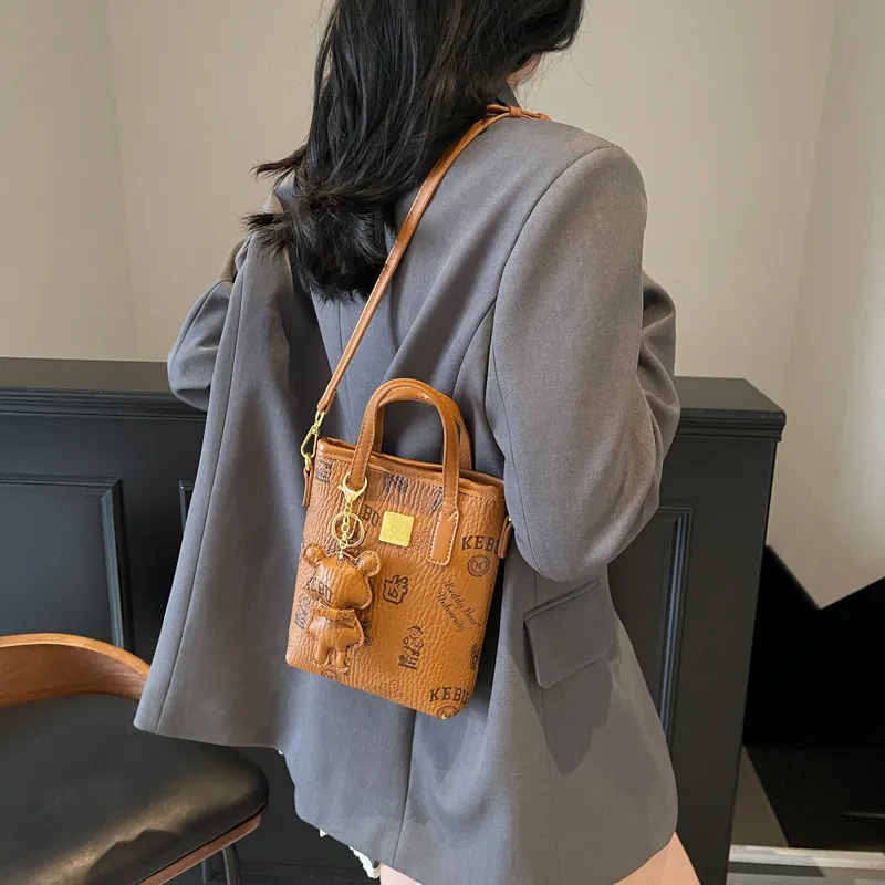 TOUTSEUL YOLO PU One Shoulder Handbag Regular Women's White/Black/Pink/Brown-23