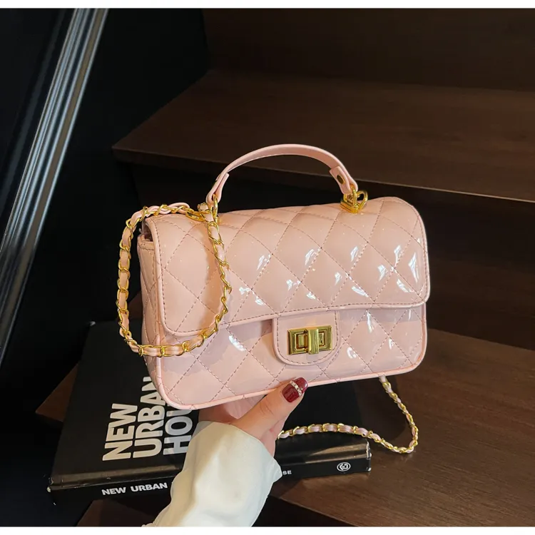 TOUTSEUL YOLO PU Handbag Women's Ecru/Yellow/Black/Burgundy/Pink-50