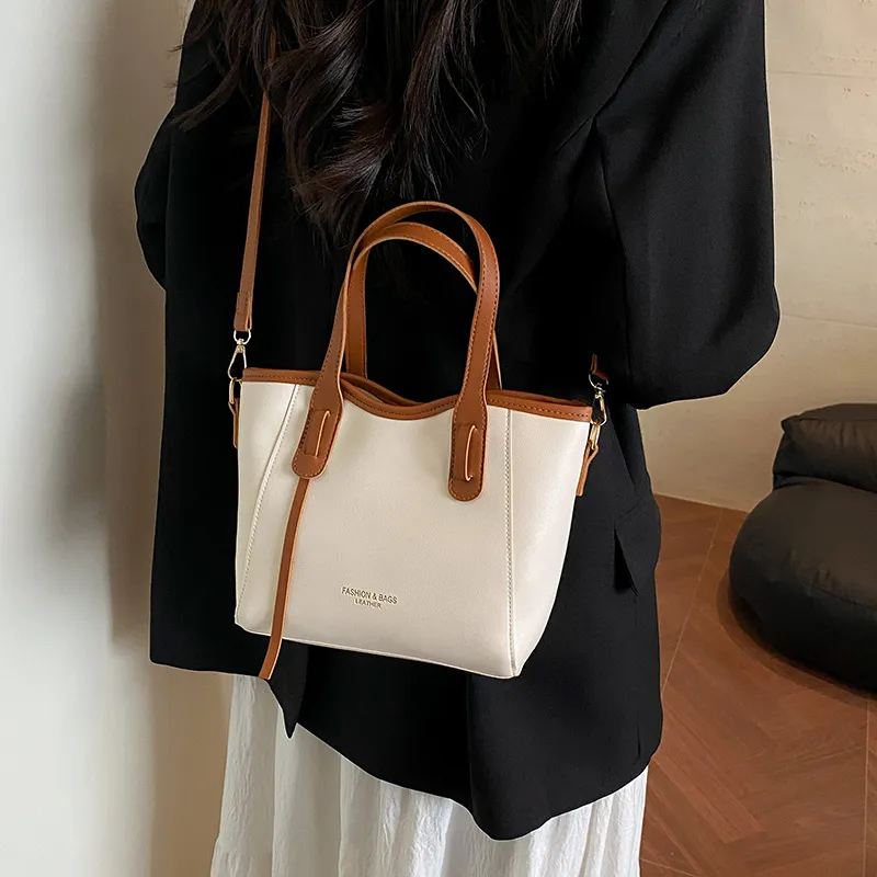 TOUTSEUL YOLO PU Handbag Women's Black/Khaki/Pink/Brown-16
