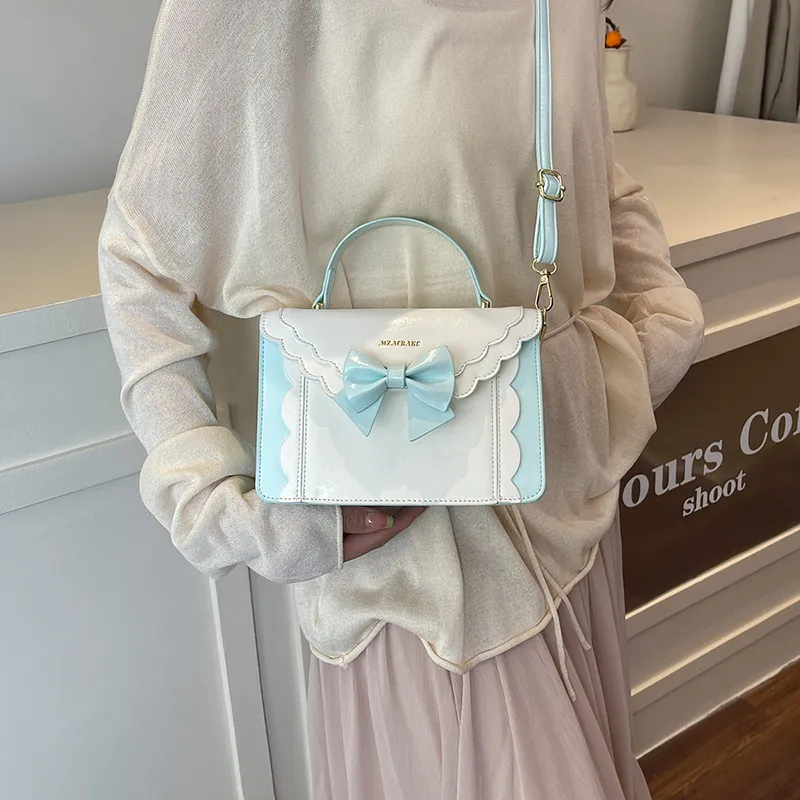TOUTSEUL YOLO PU Handbag Women's Pink/Black/Light Blue/Yellow-16