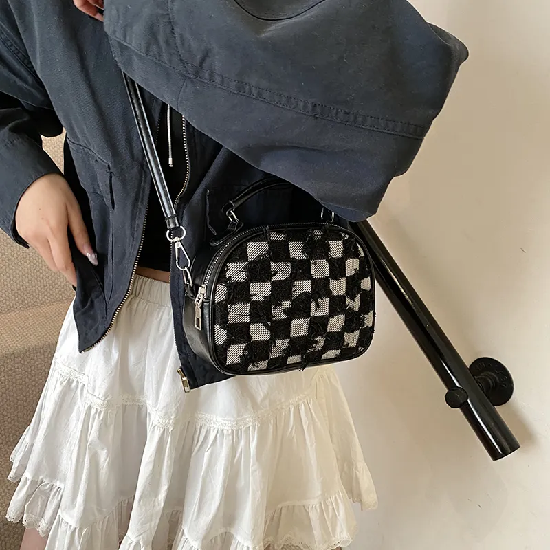 TOUTSEUL YOLO PU Handbag Women's Multicolor/Black/Light Blue/Dark Blue-9