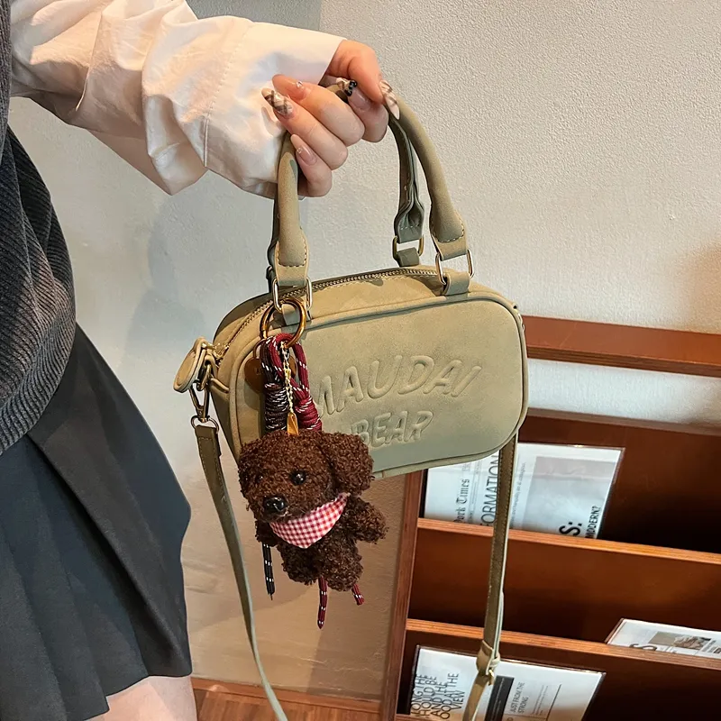 TOUTSEUL YOLO PU Crossbody One Shoulder Handbag Regular Women's Pink/Green/Brown/Black-6