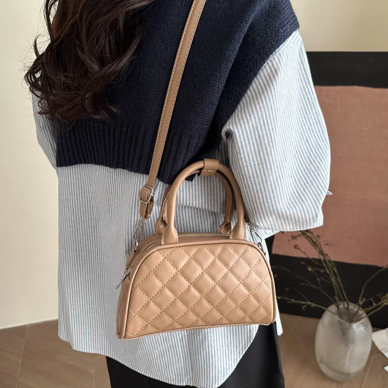 TOUTSEUL YOLO PU Handbag Women's White/Black/Khaki/Pink/Brown-13