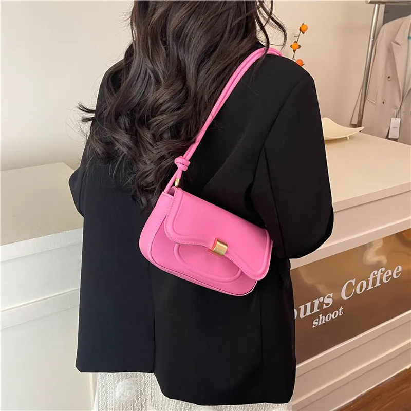 TOUTSEUL YOLO PU Shoulder Bag, Crossbody Bag Women's White/Black/Pink/Brown-15