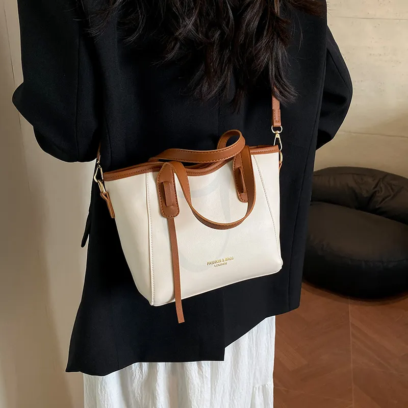 TOUTSEUL YOLO PU Handbag Women's Black/Khaki/Pink/Brown-17