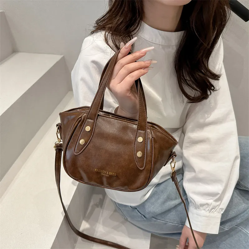 TOUTSEUL YOLO PU Handbag Women's White/Black/Pink/Brown-20