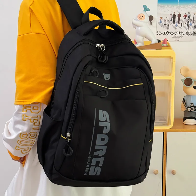 TOUTSEUL YOLO Canvas Backpack Regular Women's Pink/White/Black/Blue-13