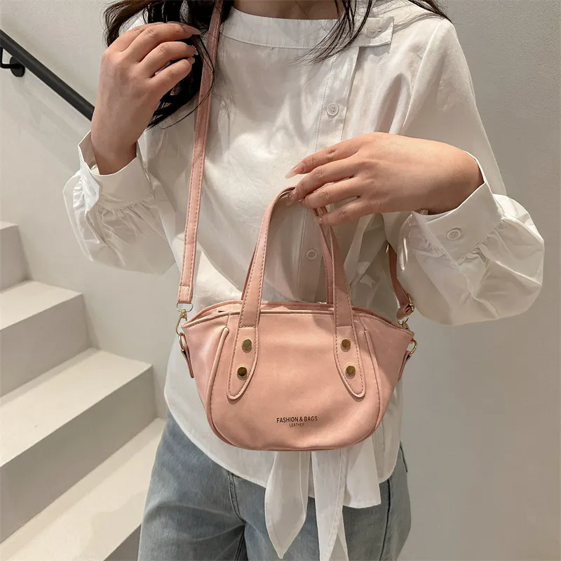 TOUTSEUL YOLO PU Handbag Women's White/Black/Pink/Brown-16