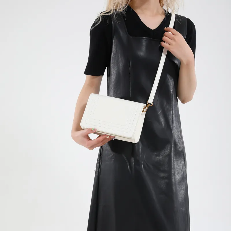 TOUTSEUL YOLO PU Shoulder Bag Regular Women's White/Black/Red/Brown-2