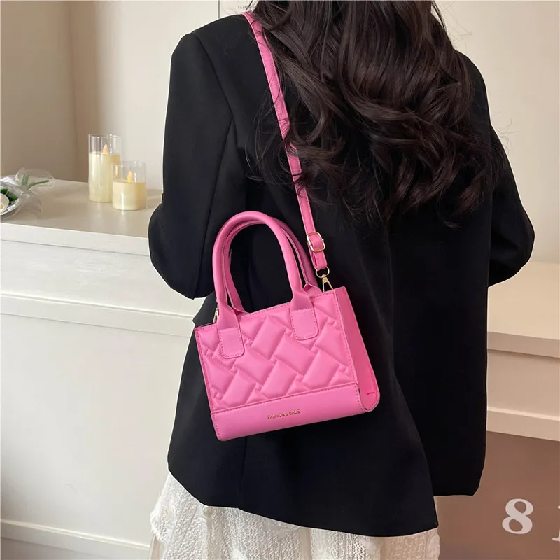 TOUTSEUL YOLO PU Handbag Women's White/Silver/Black/Red/Pink-29