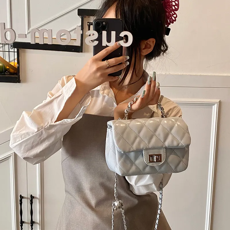 TOUTSEUL YOLO PU Handbag Regular Women's Pink/Silver/Blue/White/Black-20
