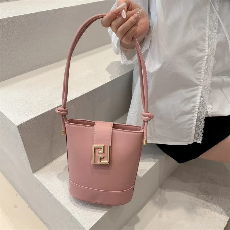 TOUTSEUL YOLO PU Bucket Bag, Shoulder Bag Women's Multicolor-19