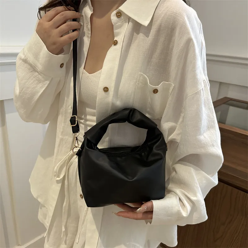 TOUTSEUL YOLO PU Shoulder Bag, Crossbody Bag, Handbag Regular Women's Black/White-4