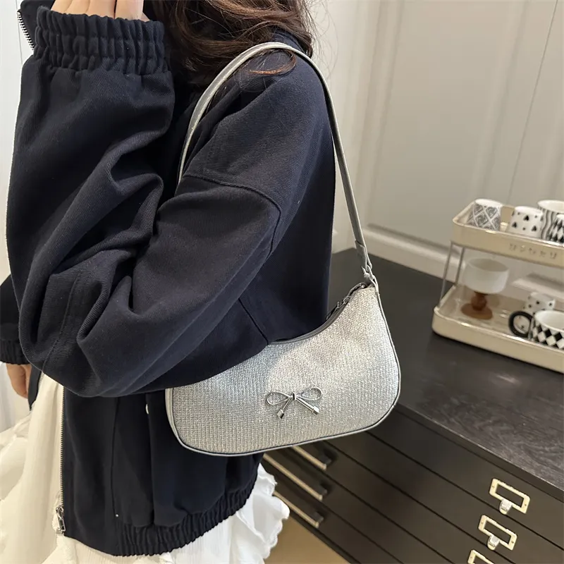 TOUTSEUL YOLO Special Material Shoulder Bag Women's Pink/Silver/Green/Gold/Black-11