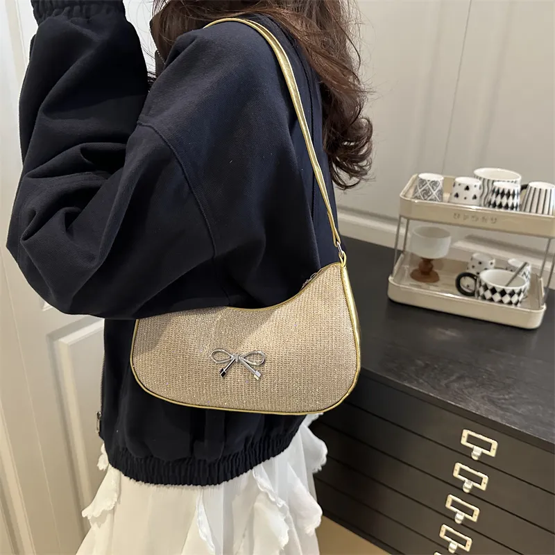 TOUTSEUL YOLO Special Material Shoulder Bag Women's Pink/Silver/Green/Gold/Black-22