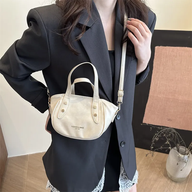 TOUTSEUL YOLO PU Handbag Women's White/Black/Pink/Brown-5