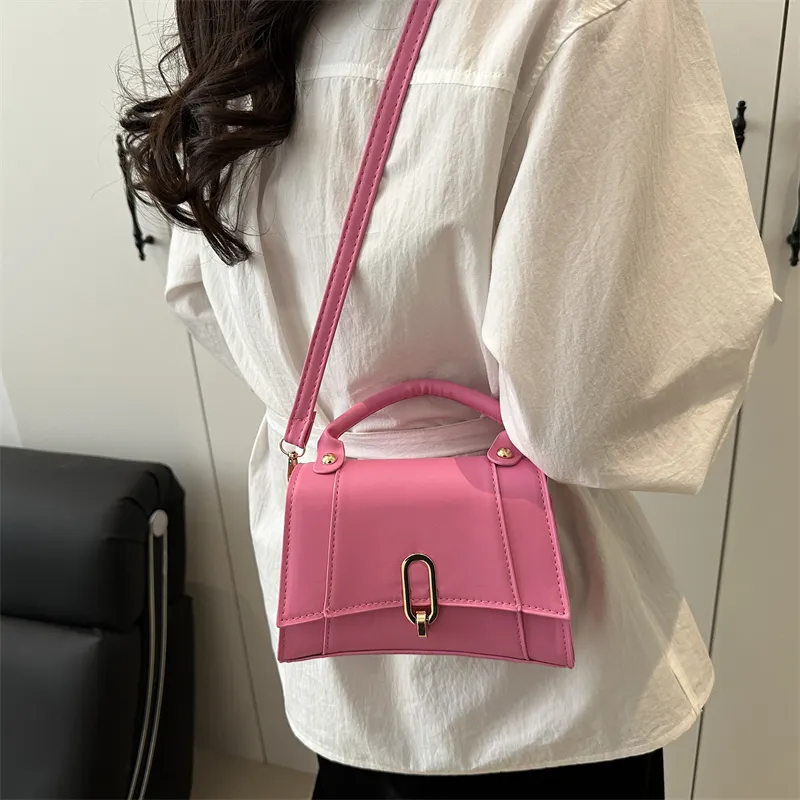 TOUTSEUL YOLO PU Shoulder Bag, Crossbody Bag, Handbag Women's White/Pink/Black/Orange-7