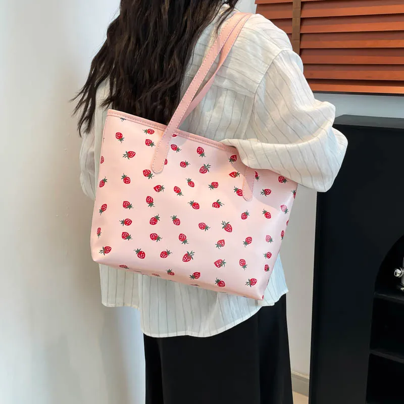 TOUTSEUL YOLO PU Tote Bag, Shopping Bag, Shoulder Bag Women's Multicolor-3