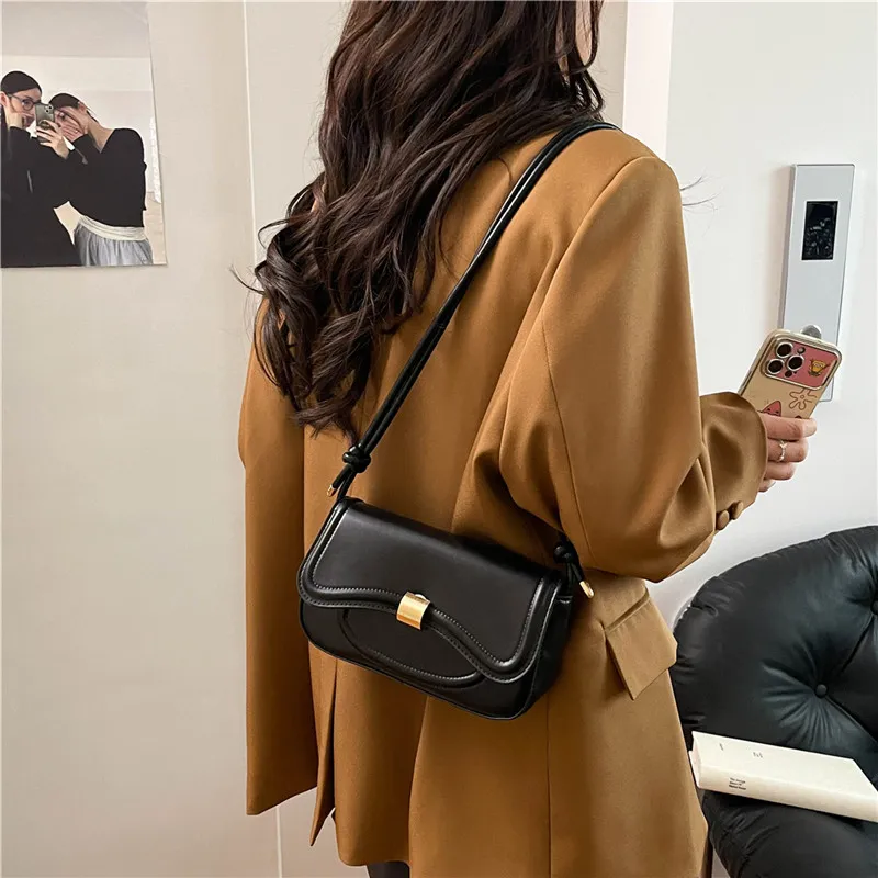 TOUTSEUL YOLO PU Shoulder Bag, Crossbody Bag Women's White/Black/Pink/Brown-9